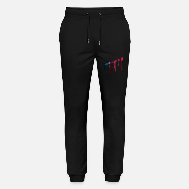 I dont care fact - Stanley/Stella Unisex Bio Jogginghose Mover  - Schwarz