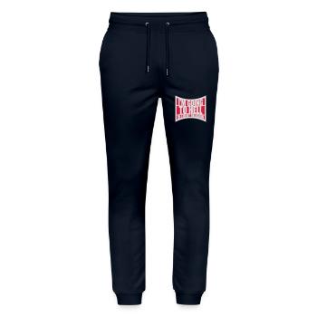 im going to hell - Stanley/Stella Unisex Bio Jogginghose Mover  - Navy - Vorne - Marisol (170cm) & Nik (191cm)