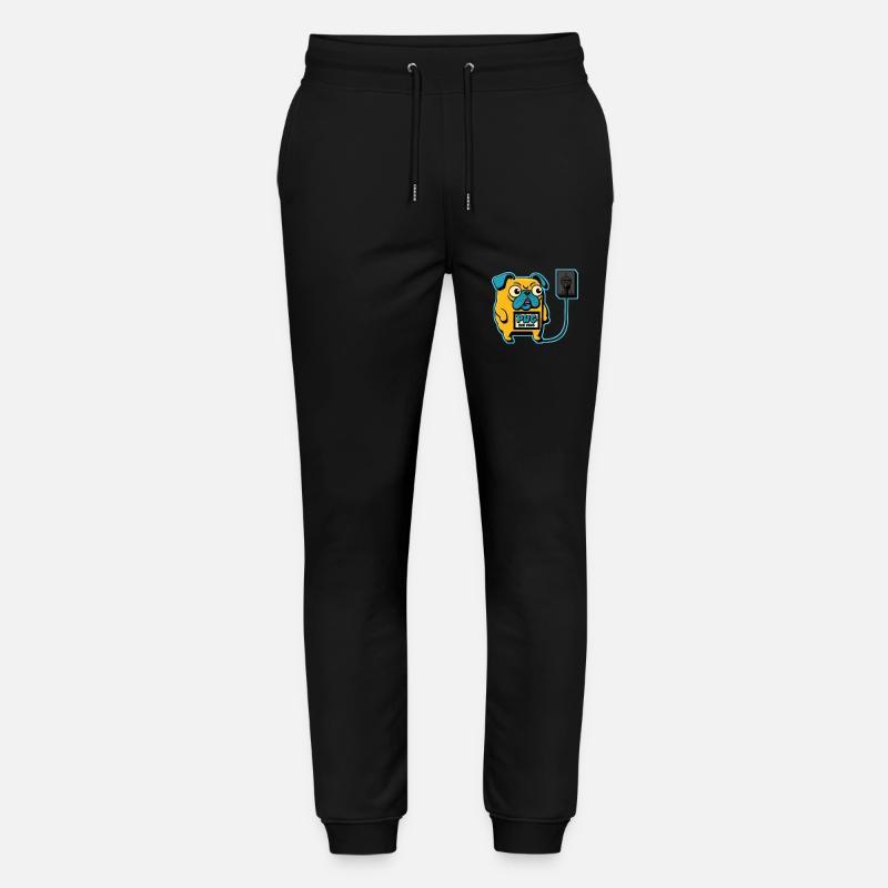 Pug le plug - Pantalon de jogging bio MOVER Stanley/Stella unisexe - noir