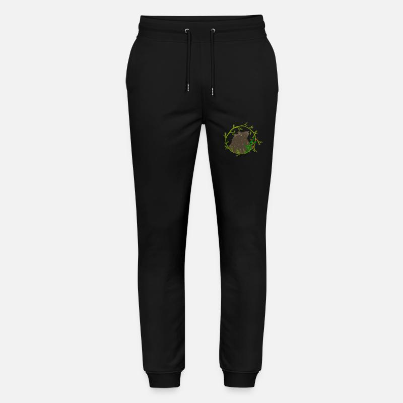 Wildtiere - Stanley/Stella Unisex Bio Jogginghose Mover  - Schwarz