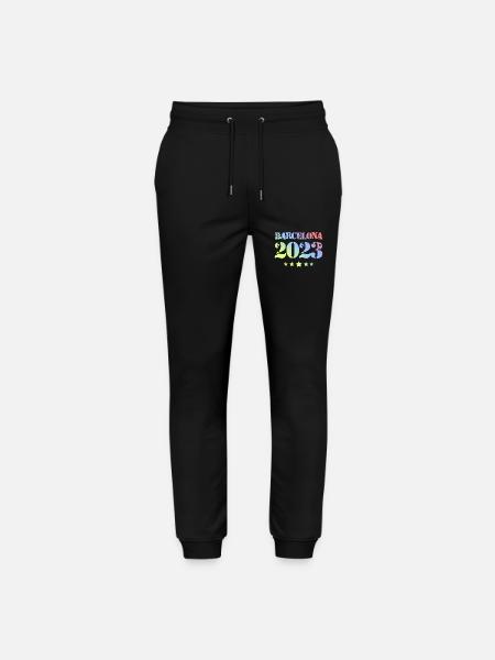 Barcelona 2023 - Stanley/Stella Unisex Bio Jogginghose Mover  - Schwarz