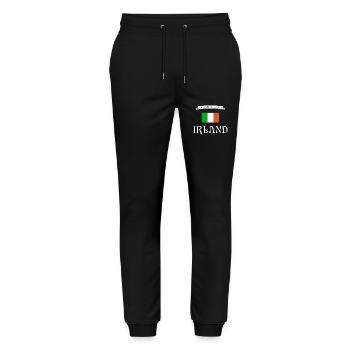 Ireland - Stanley/Stella Mover Unisex Organic Jogging Trousers - black - Front - Marisol (170cm) & Nik (191cm)