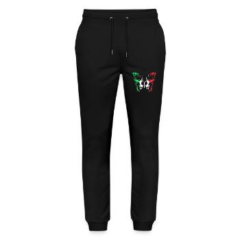 Italy Country Flag Official States Continent - Stanley/Stella Mover Unisex Organic Jogging Trousers - black - Front - Marisol (170cm) & Nik (191cm)
