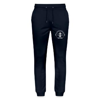 Ramer - Pantalon de jogging bio MOVER Stanley/Stella unisexe - marine - Devant - Marisol (170cm) & Nik (191cm)