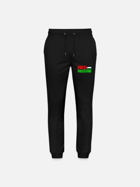 Free palestine - Stanley/Stella Mover Unisex Organic Jogging Trousers - black