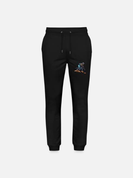 Mountainbiker Sport Mountainbike - Stanley/Stella Unisex Bio Jogginghose Mover - Schwarz