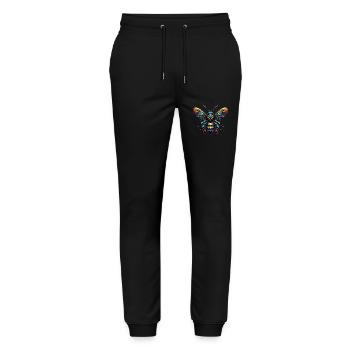 Biene - Stanley/Stella Unisex Bio Jogginghose Mover  - Schwarz - Vorne - Marisol (170cm) & Nik (191cm)