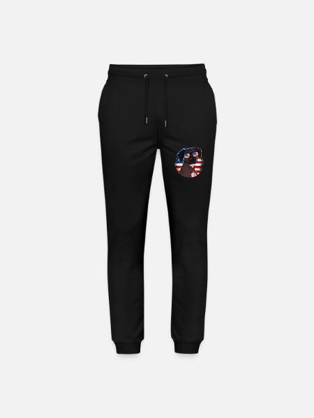 Usa - Stanley/Stella Mover Unisex Organic Jogging Trousers - black