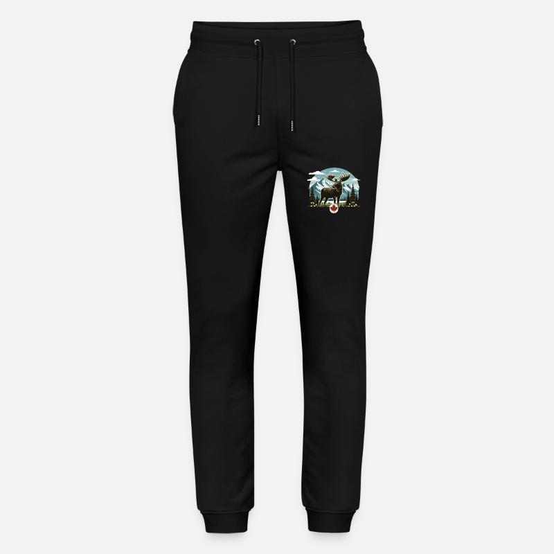Kanada 18 - Stanley/Stella Unisex Bio Jogginghose Mover  - Schwarz