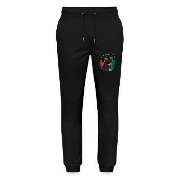 Bangladesh - Stanley/Stella Mover Unisex Organic Jogging Trousers - black - Front - Marisol (170cm) & Nik (191cm)