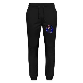 Australien - Stanley/Stella Unisex Bio Jogginghose Mover  - Schwarz - Vorne - Marisol (170cm) & Nik (191cm)