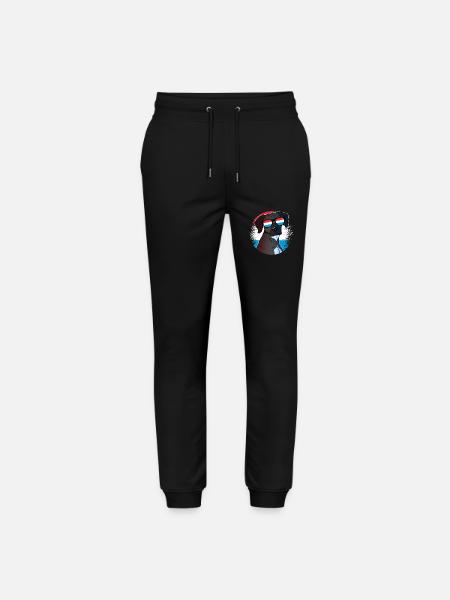 Luxembourg - Stanley/Stella Mover Unisex Organic Jogging Trousers - black