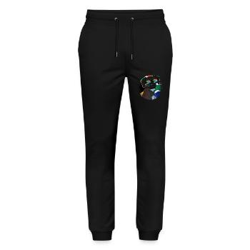 Afrique du Sud - Pantalon de jogging bio MOVER Stanley/Stella unisexe - noir - Devant - Marisol (170cm) & Nik (191cm)