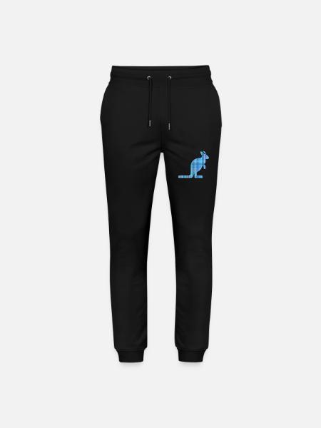 Känguru - Stanley/Stella Unisex Bio Jogginghose Mover - Schwarz