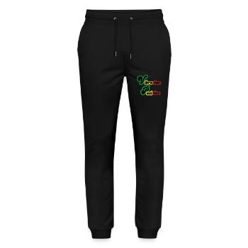 Portez Vos Valeurs avec la Collection de T-Shirts - Pantalon de jogging bio MOVER Stanley/Stella unisexe - noir - Devant - Marisol (170cm) & Nik (191cm)