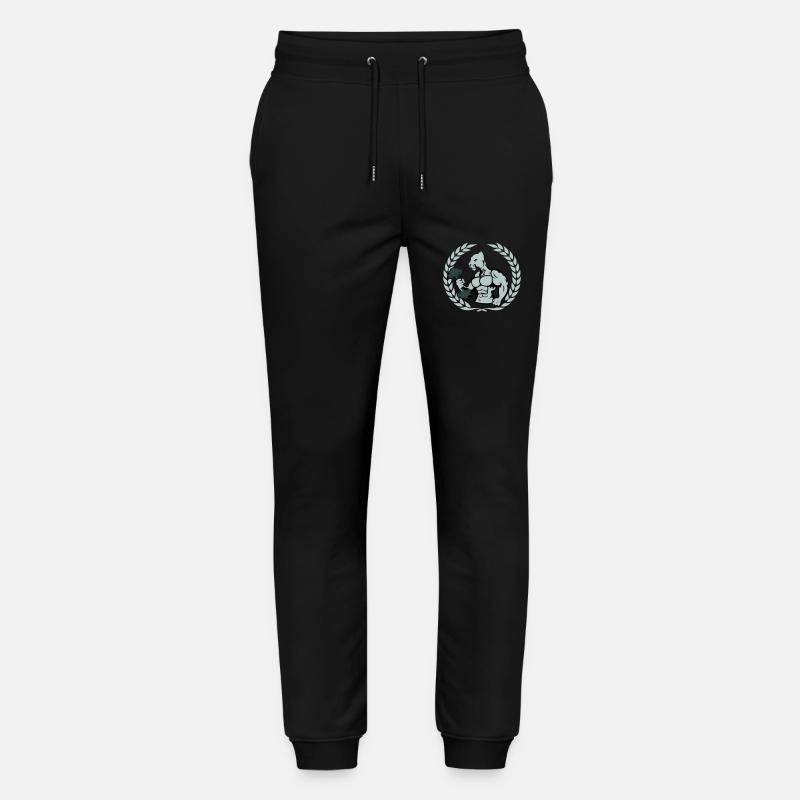bodybuilder jaguar - Stanley/Stella Unisex Bio Jogginghose Mover  - Schwarz