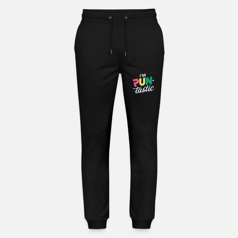 Je suis un jeu de mots - Pantalon de jogging bio MOVER Stanley/Stella unisexe - noir