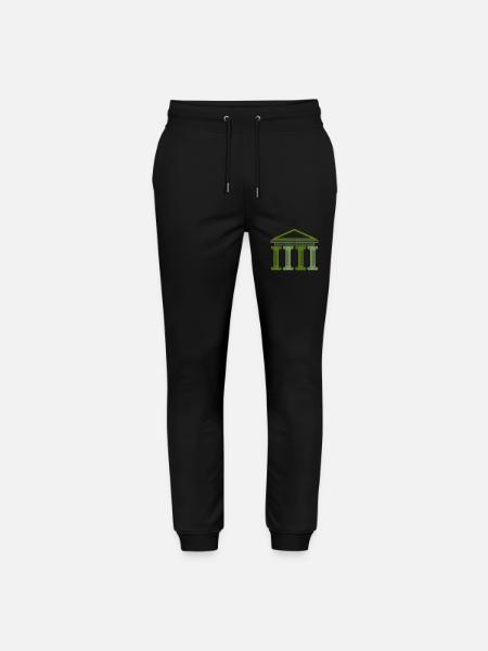 Greek Ancient Building - Stanley/Stella Mover Unisex Organic Jogging Trousers - black