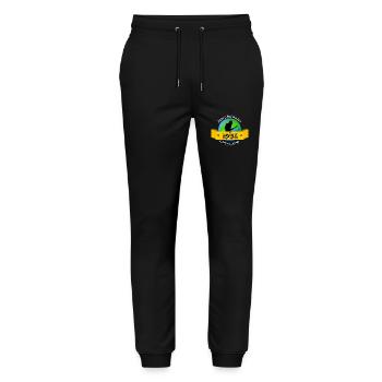 30. Birthday Rocking this planet since 07/1994 - Stanley/Stella Mover Unisex Organic Jogging Trousers - black - Front - Marisol (170cm) & Nik (191cm)