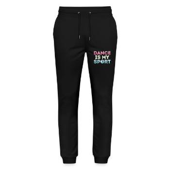 Dance Is My Sport Ballet Ballerina - Stanley/Stella Mover Unisex Organic Jogging Trousers - black - Front - Marisol (170cm) & Nik (191cm)