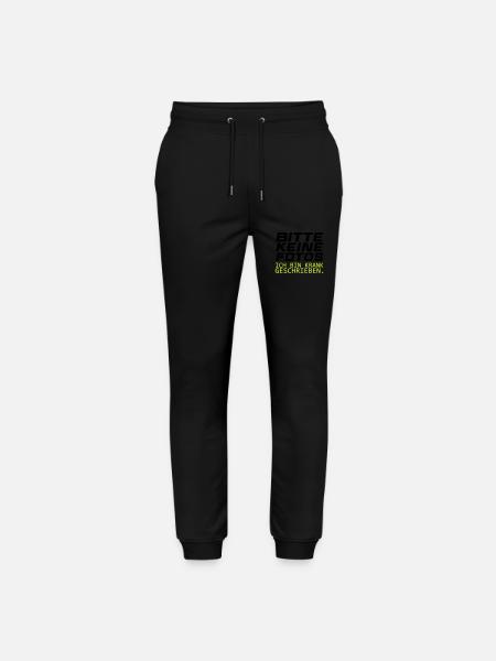 bitte keine fotos - Stanley/Stella Unisex Bio Jogginghose Mover  - Schwarz
