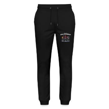 Ostfriesland Urlaubsreif, deutsche Nordsee - Stanley/Stella Unisex Bio Jogginghose Mover  - Schwarz - Vorne - Marisol (170cm) & Nik (191cm)