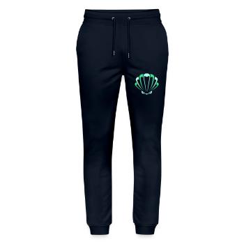 shell - Stanley/Stella Mover Unisex Organic Jogging Trousers - navy - Front - Marisol (170cm) & Nik (191cm)