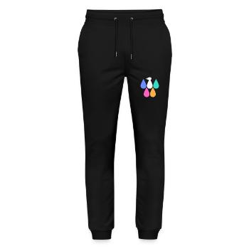 Colorful Birds Design Gifts - Stanley/Stella Mover Unisex Organic Jogging Trousers - black - Front - Marisol (170cm) & Nik (191cm)