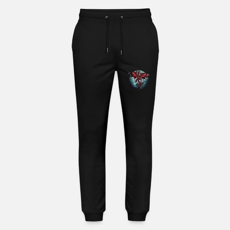 Planet Drache Drachen - Stanley/Stella Unisex Bio Jogginghose Mover  - Schwarz