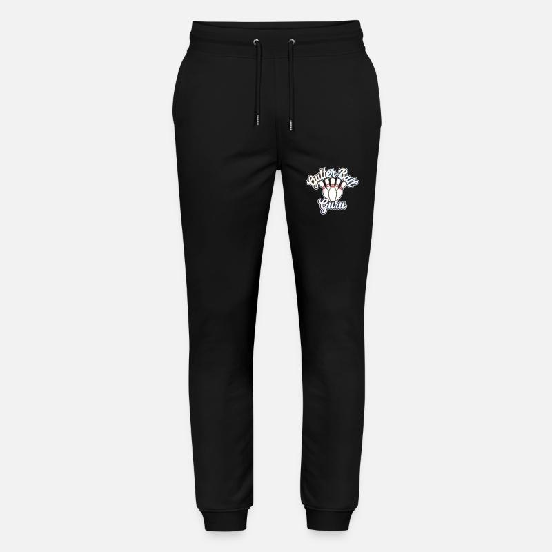 Gutter Ball Guru 12 - Stanley/Stella Unisex Bio Jogginghose Mover  - Schwarz