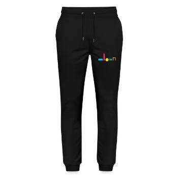 Parkour Freerunning « Full Send » - Pantalon de jogging bio MOVER Stanley/Stella unisexe - noir - Devant - Marisol (170cm) & Nik (191cm)