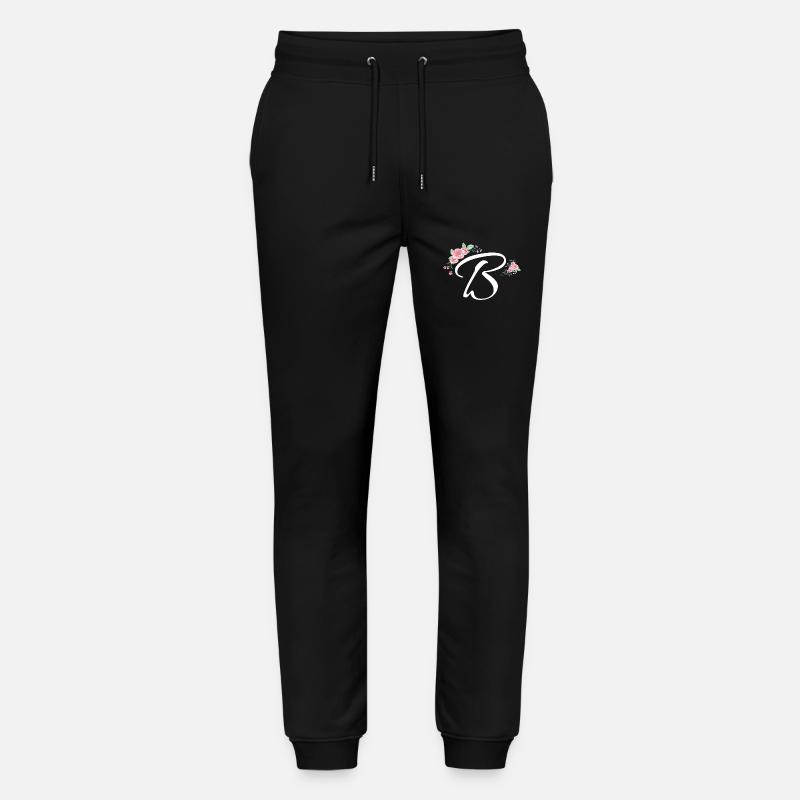 Lettre b fleurs - Pantalon de jogging bio MOVER Stanley/Stella unisexe - noir