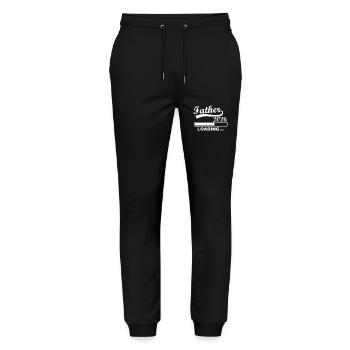 Vater 2026 Laden Fortschritt - Stanley/Stella Unisex Bio Jogginghose Mover  - Schwarz - Vorne - Marisol (170cm) & Nik (191cm)