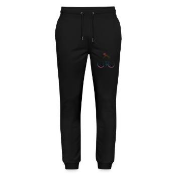 Cyclist - Stanley/Stella Mover Unisex Organic Jogging Trousers - black - Front - Marisol (170cm) & Nik (191cm)