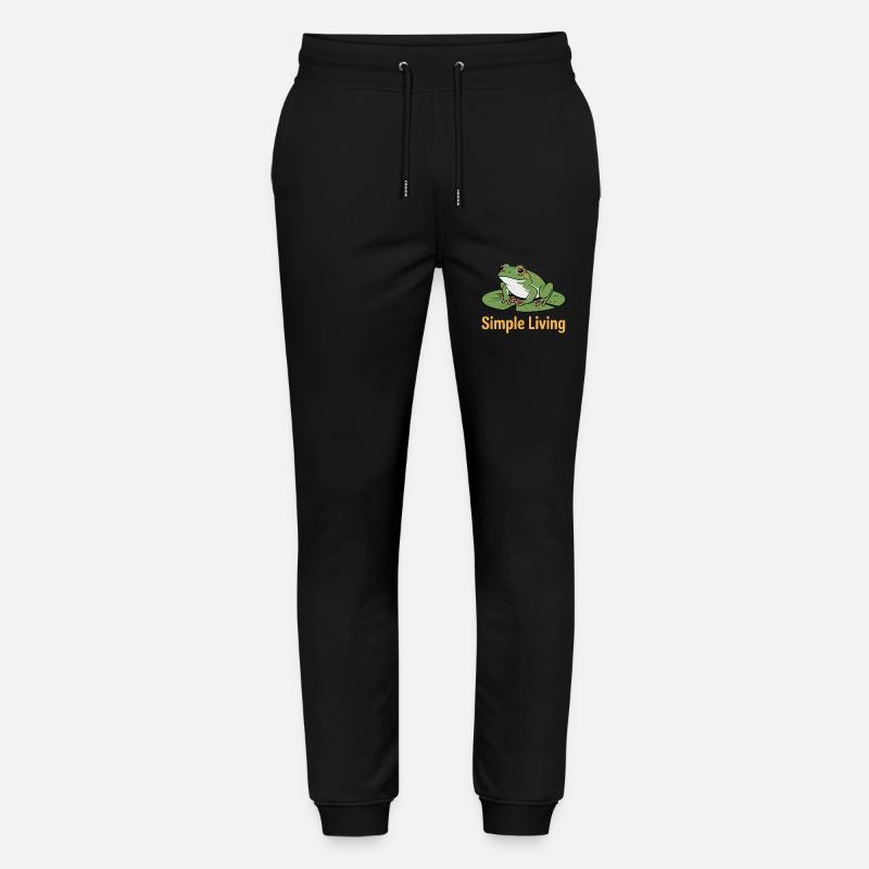KRÖTEN, EINFACHES LEBEN - Stanley/Stella Unisex Bio Jogginghose Mover  - Schwarz
