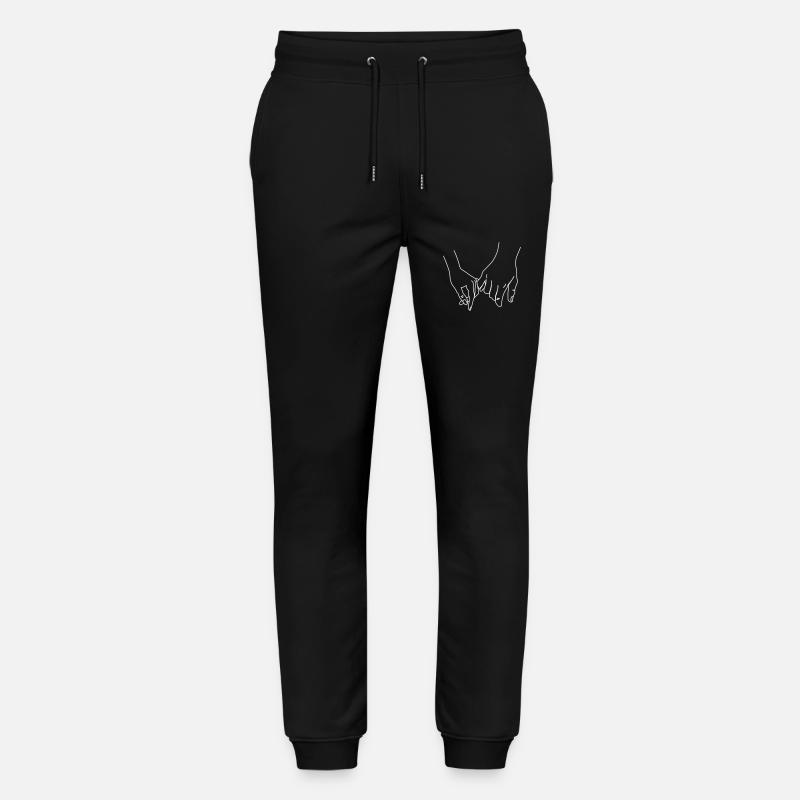 Mains Amour - Pantalon de jogging bio MOVER Stanley/Stella unisexe - noir