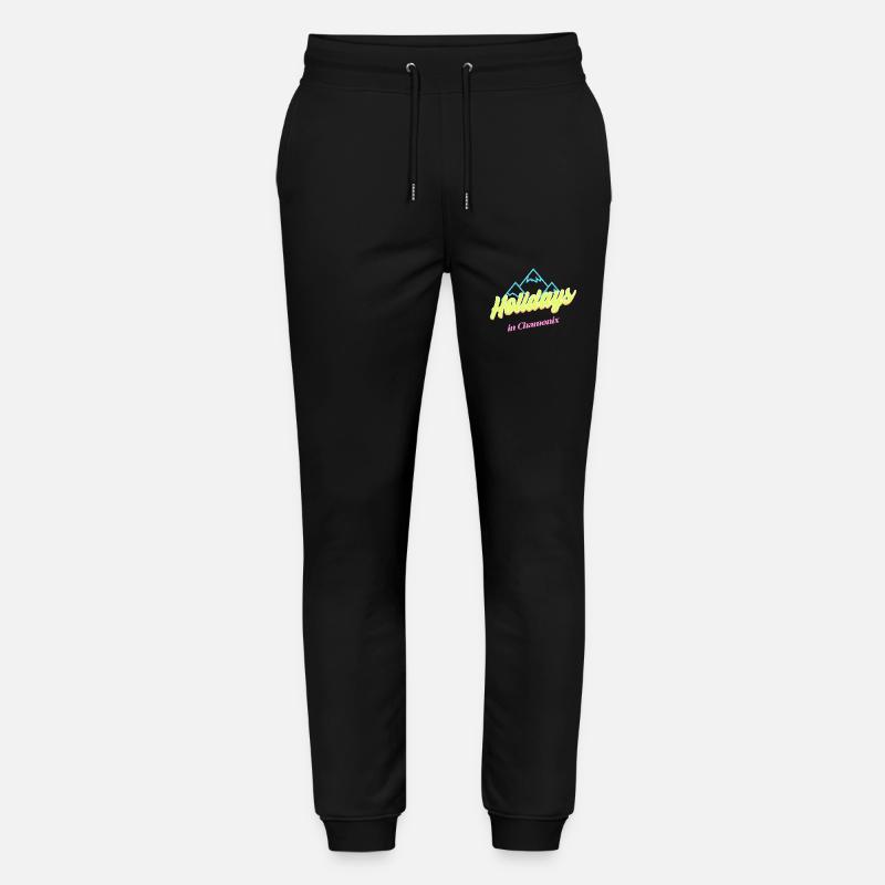80's Hliday in Chamonix - Stanley/Stella Mover Unisex Organic Jogging Trousers - black