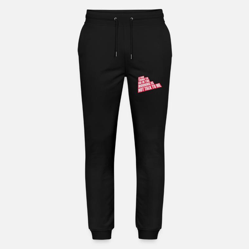 ne me parle pas - Pantalon de jogging bio MOVER Stanley/Stella unisexe - noir