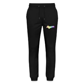 Awesome LGBTQ Pride | Show pride and diversity - Stanley/Stella Mover Unisex Organic Jogging Trousers - black - Front - Marisol (170cm) & Nik (191cm)