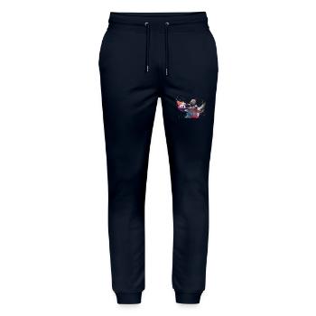 Water polo sport #sport #waterpolo - Stanley/Stella Mover Unisex Organic Jogging Trousers - navy - Front - Marisol (170cm) & Nik (191cm)