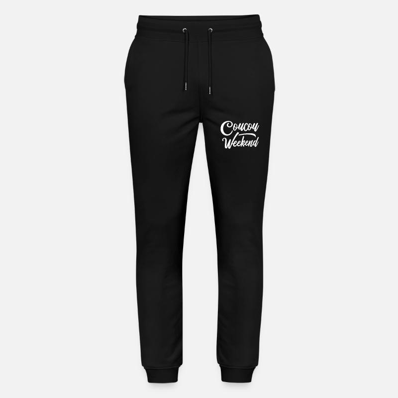 Coucou weekend - Pantalon de jogging bio MOVER Stanley/Stella unisexe - noir