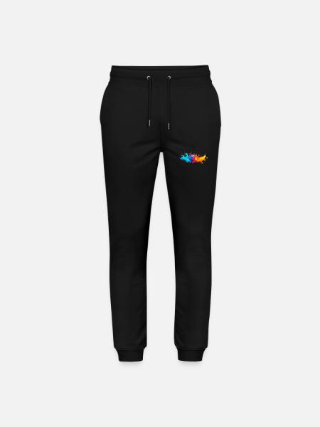 Explosion de Peinture - Pantalon de jogging bio MOVER Stanley/Stella unisexe - noir