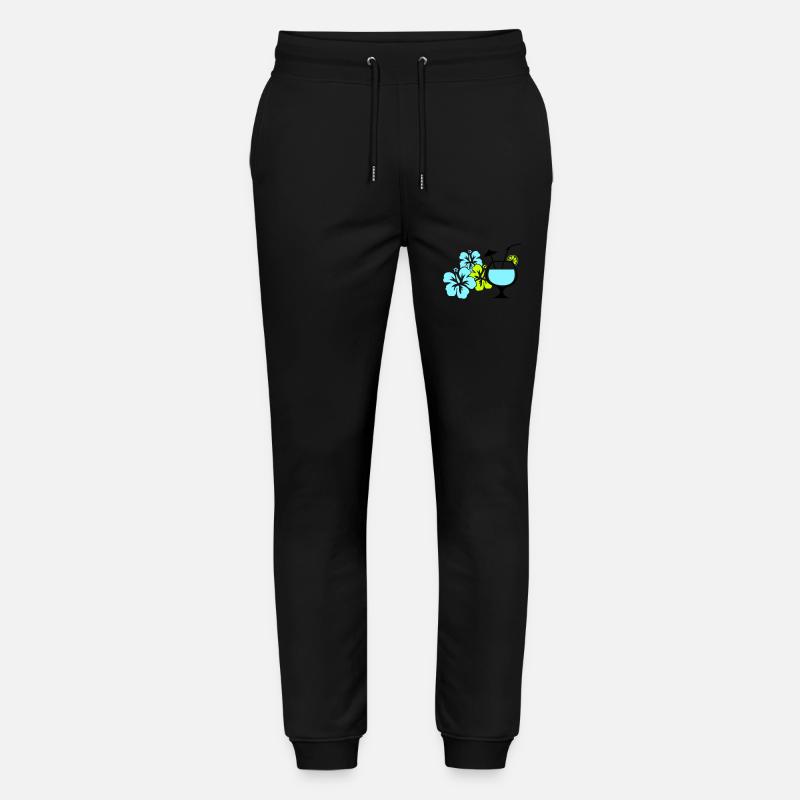 Cocktail Flowers Hawaii - Stanley/Stella Mover Unisex Organic Jogging Trousers - black