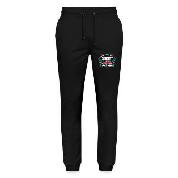 Töchter Tochter - Stanley/Stella Unisex Bio Jogginghose Mover  - Schwarz - Vorne - Marisol (170cm) & Nik (191cm)