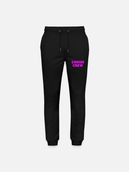 cousin crew - Stanley/Stella Unisex Bio Jogginghose Mover  - Schwarz