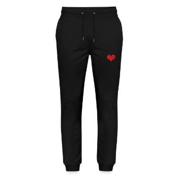 Pas de haine Aversion Stop Haine Anti Haine - Pantalon de jogging bio MOVER Stanley/Stella unisexe - noir - Devant - Marisol (170cm) & Nik (191cm)