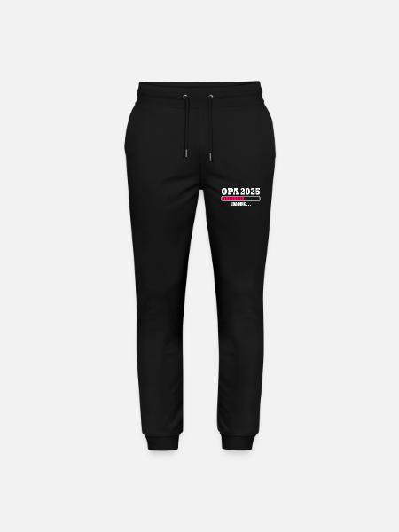 Opa 2025 - Stanley/Stella Unisex Bio Jogginghose Mover  - Schwarz