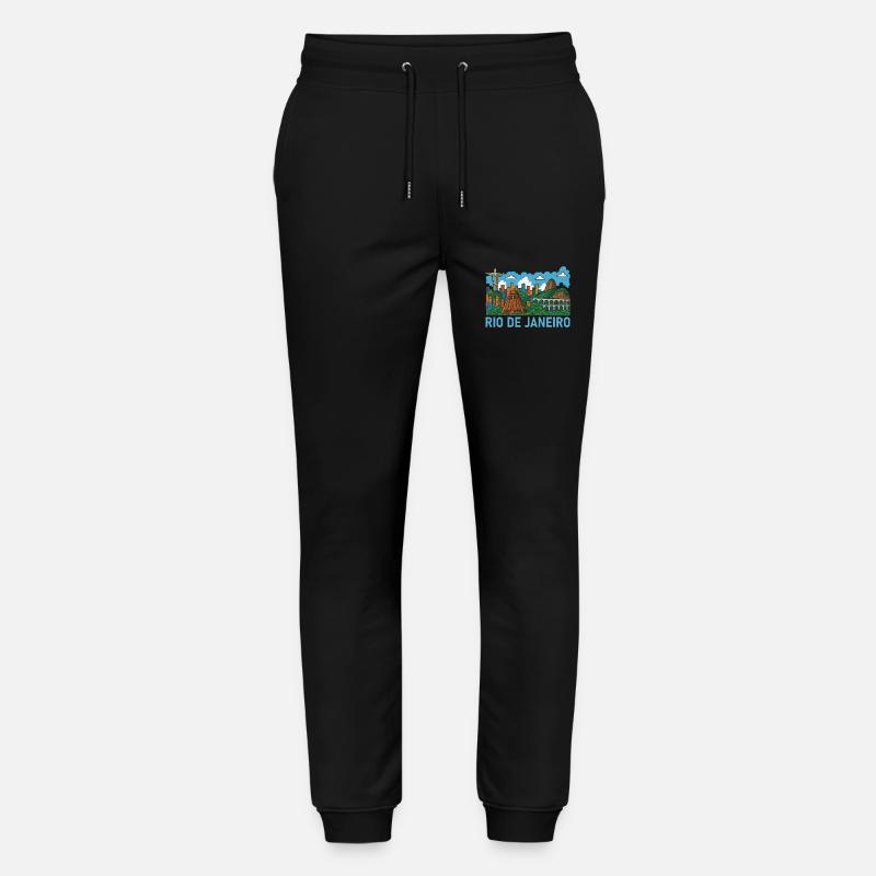 rio de janeiro brasilien - Stanley/Stella Unisex Bio Jogginghose Mover - Schwarz