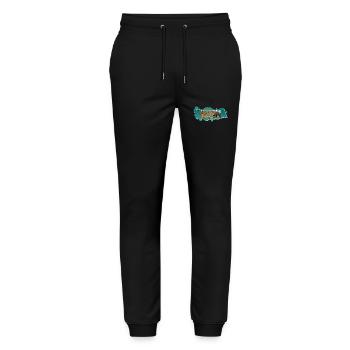 mardin panorama - Stanley/Stella Mover Unisex Organic Jogging Trousers - black - Front - Marisol (170cm) & Nik (191cm)