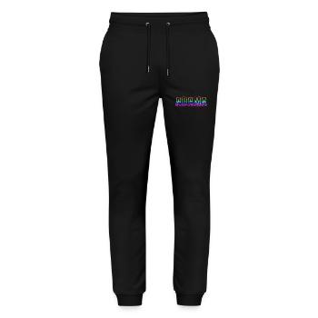 Adama RS Arc-en-ciel - Pantalon de jogging bio MOVER Stanley/Stella unisexe - noir - Devant - Marisol (170cm) & Nik (191cm)